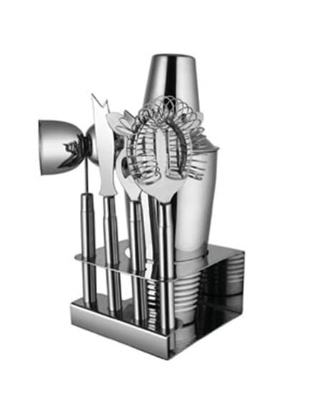 BAR TOOL SET 4 TOOL WITH COCKTAIL SHAKER